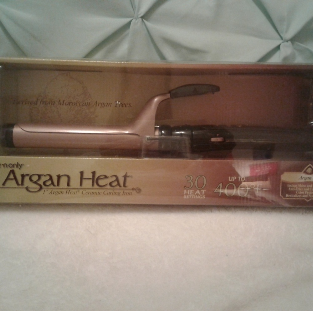 1'ceramic Aragon curling iron